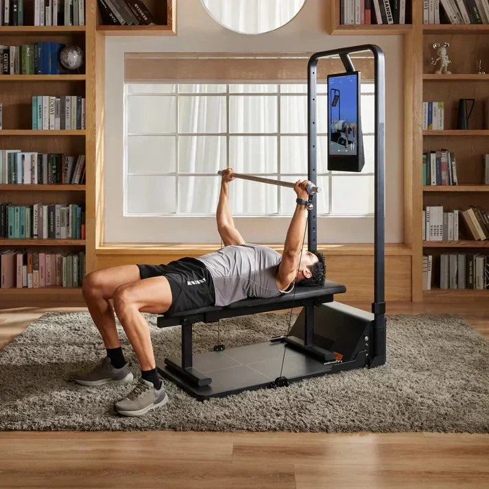 PowerTower 200 – All-in-One Cable Trainer + Squat Rack, Full-Body Home Gym